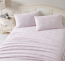 Flannel Sheets Full Size, Anti-Pilling  Wrinkle Resistant Cotton, Touchably
