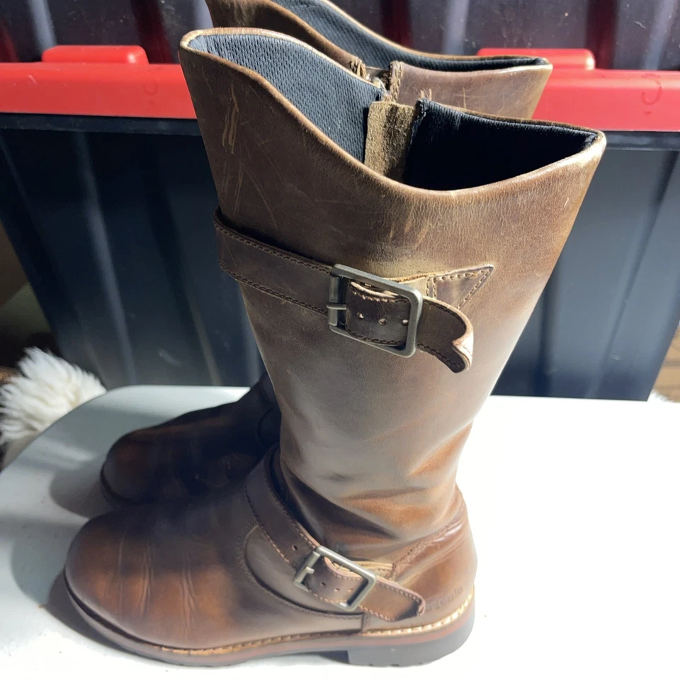 Patagonia Mujer Botas Llama Cuero Botas Talla 7 Marrón Foto 4 de 4