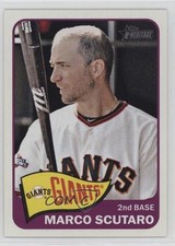 2014 Topps Heritage Black & White Back Marco Scutaro #389 0b0
