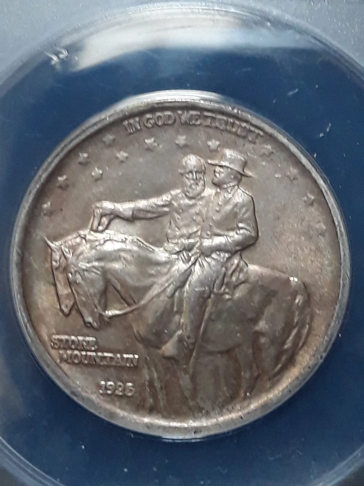 1925 stone mountain commemorative half dollar - Image 2 of 4