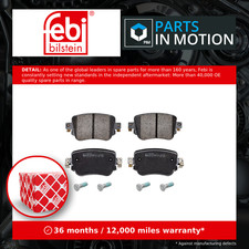 Brake Pads Set Rear 16912 Febi 2K5698451B 2Q0698451A 2Q0698451D 5Q0698451B New