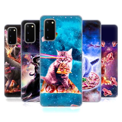 OFFICIAL RANDOM GALAXY SPACE CAT SOFT GEL CASE FOR SAMSUNG PHONES 1