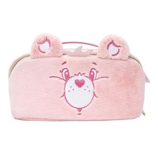 NEW Impressions Care Bears Cheer Bear Pink Plush Travel Makeup Cosmetic Zip Bag 