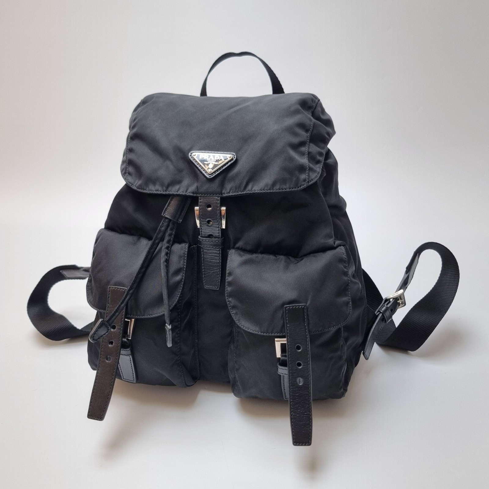 Prada Nylon Medium Backpack (New Model, Unisex, 1BZ811) 152106159 thumbnail 3