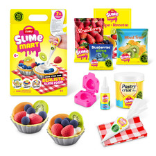 ZURU SLIME MART Small Bag FRUIT TATRS DIY Pretend Play Food 10 Pieces