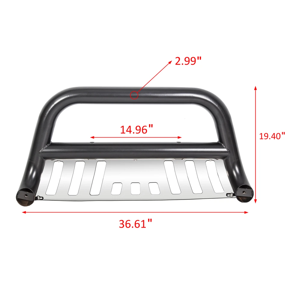 Protector de rejilla de parachoques delantero Bull Bar para Toyota Tacoma 4 puertas 2005-2015 Foto 3 de 4