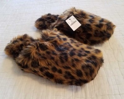 j crew leopard slippers
