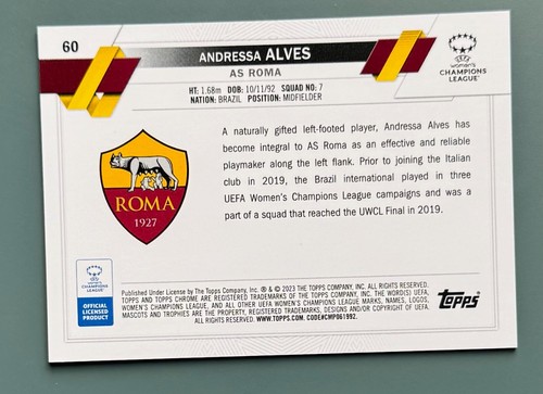 2022-23 topps chrome women's uefa base w variant and inserts Pick you card(s) - Picture 233 of 437