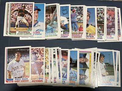 1982 Topps Baseball Cards U Pick Cards Complete Your Set #'s 200-420