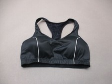 Moving Comfort Size S Womens BLK Lined Wireless Pull On Racer Back Sports Bra 3K