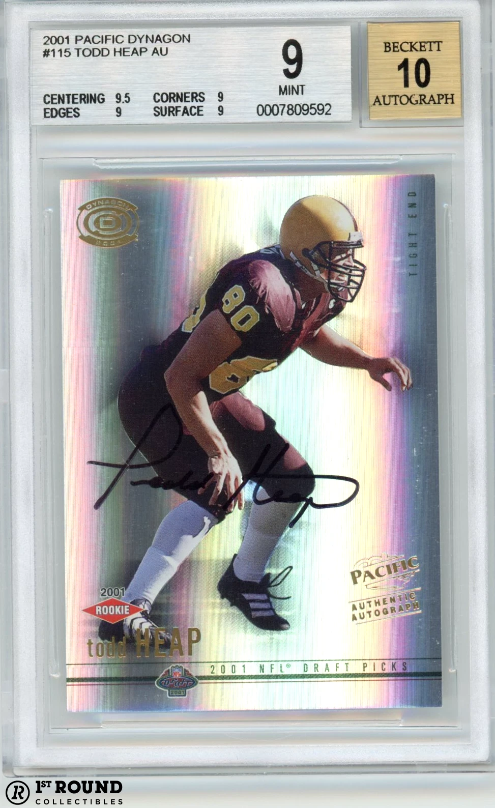 Todd Heap Pacific Dynagon #115 Retail