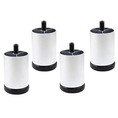 4 PCS 2.4 Inch Metal Furniture Legs - Adjustable Height Sofa Replacement Legs...