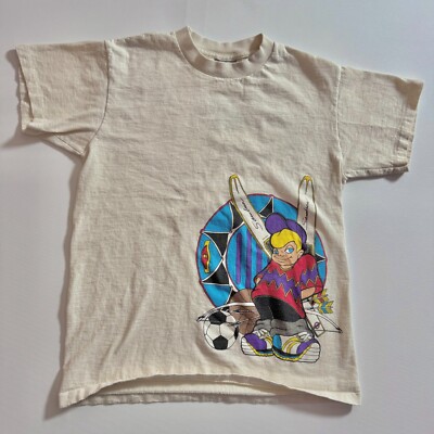 Vintage Summer Camp T-Shirt Kids Large Made In USA Sambica