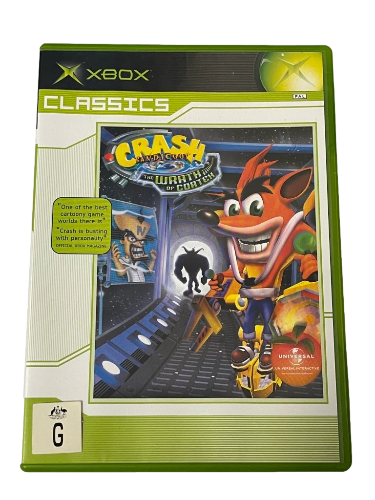 Crash Bandicoot The Wrath of Cortex XBOX Classics PAL Complete