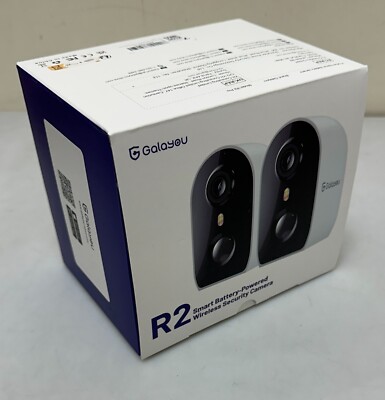 2er Pack Galayou R2 Pro 2K Überwachungskameras Outdoor kabellos wasserdicht NEU