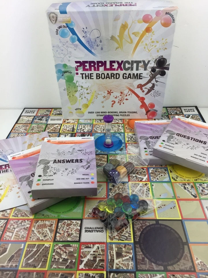 Bundle x4 Teen Adult Mind Games & Trivia Chain Reaction Popdoku Charge Large. VG - Image 2 of 4