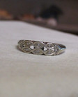 14K White Gold 8 Diamond Ring Size 7 — photo 3