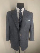 Brioni Vintage Italy 2 Btn Wool Blazer with Rare Brioni Buttons--42-43 Short