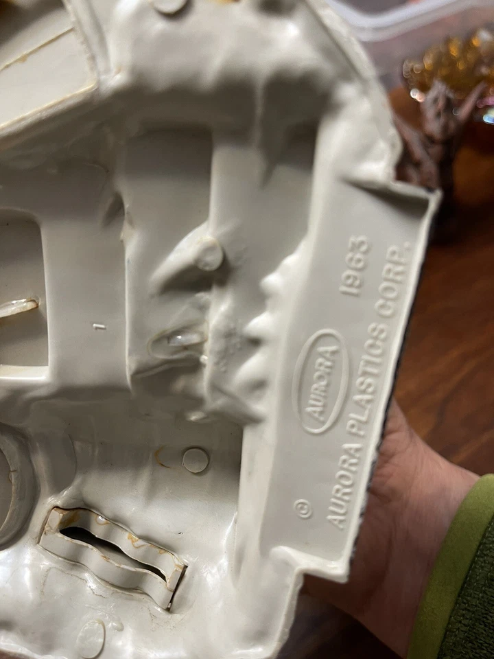 Auténtico kit modelo vintage 1963 Aurora “The Mummy” construido ¡impresionante original! Foto 3 de 4