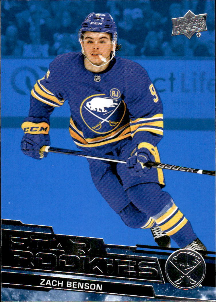 2023-24 Upper Deck NHL Star Rookies Box Set Zach Benson #25 Blue