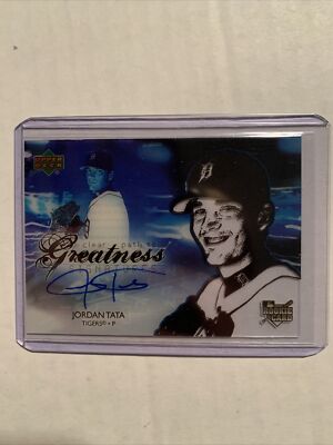 Jordan Tata 2006 UD Future Stars Clear Path To Greatness Signature RC #92 Auto