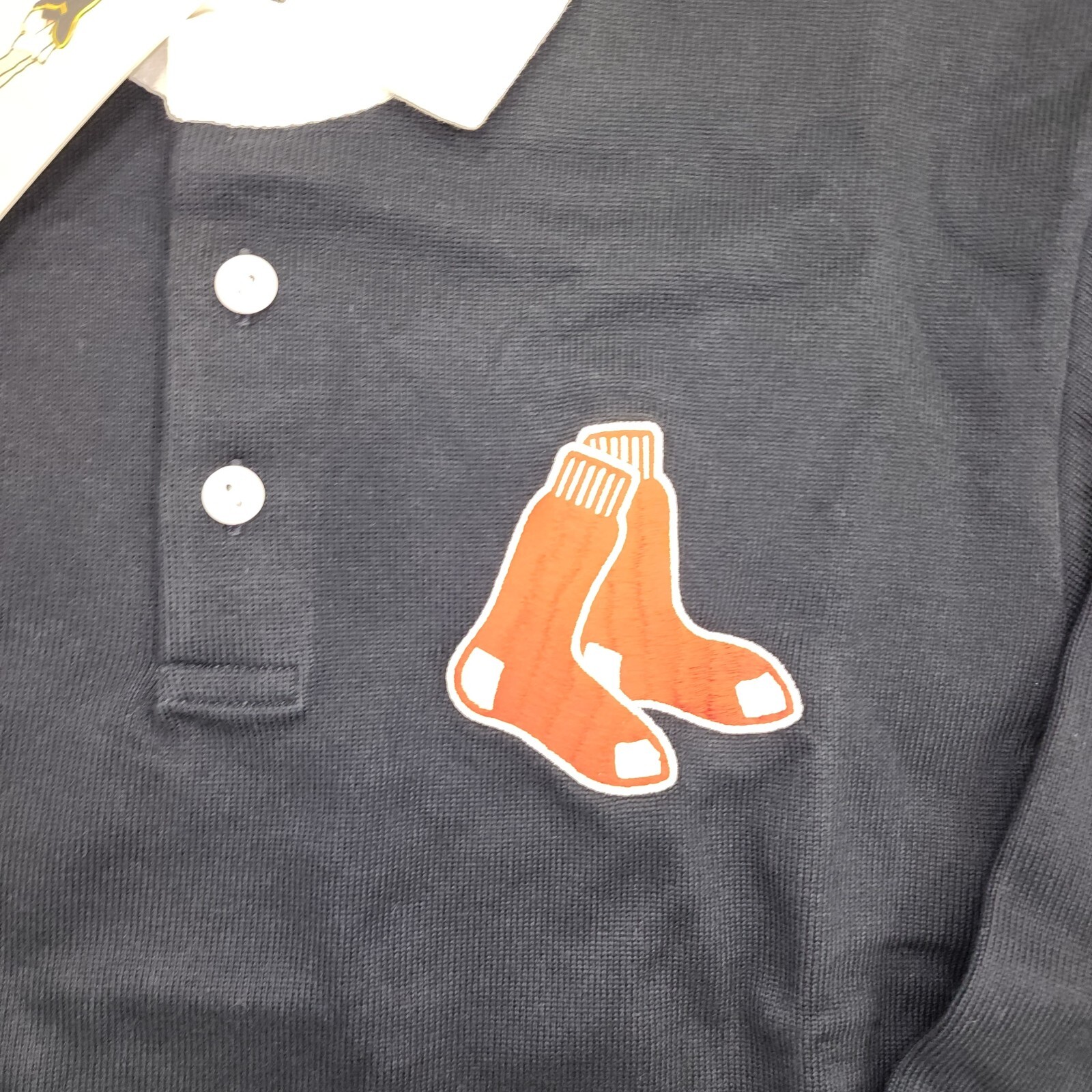 FILA Maglietta da rugby Rowing Blazers Ny TAGLIA M BOSTON RED SOX Navy BLU ROSSA