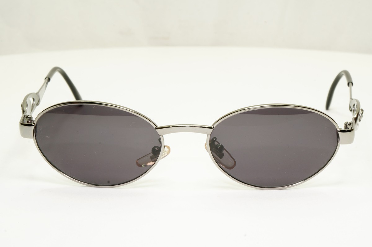 Gianni Versace 1996 Vintage Metal Silver Medusa Sunglasses MOD S79