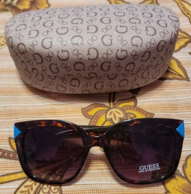 GUESS Dark Havana Brown Gradient Lens Sunglasses | eBay display picture 3