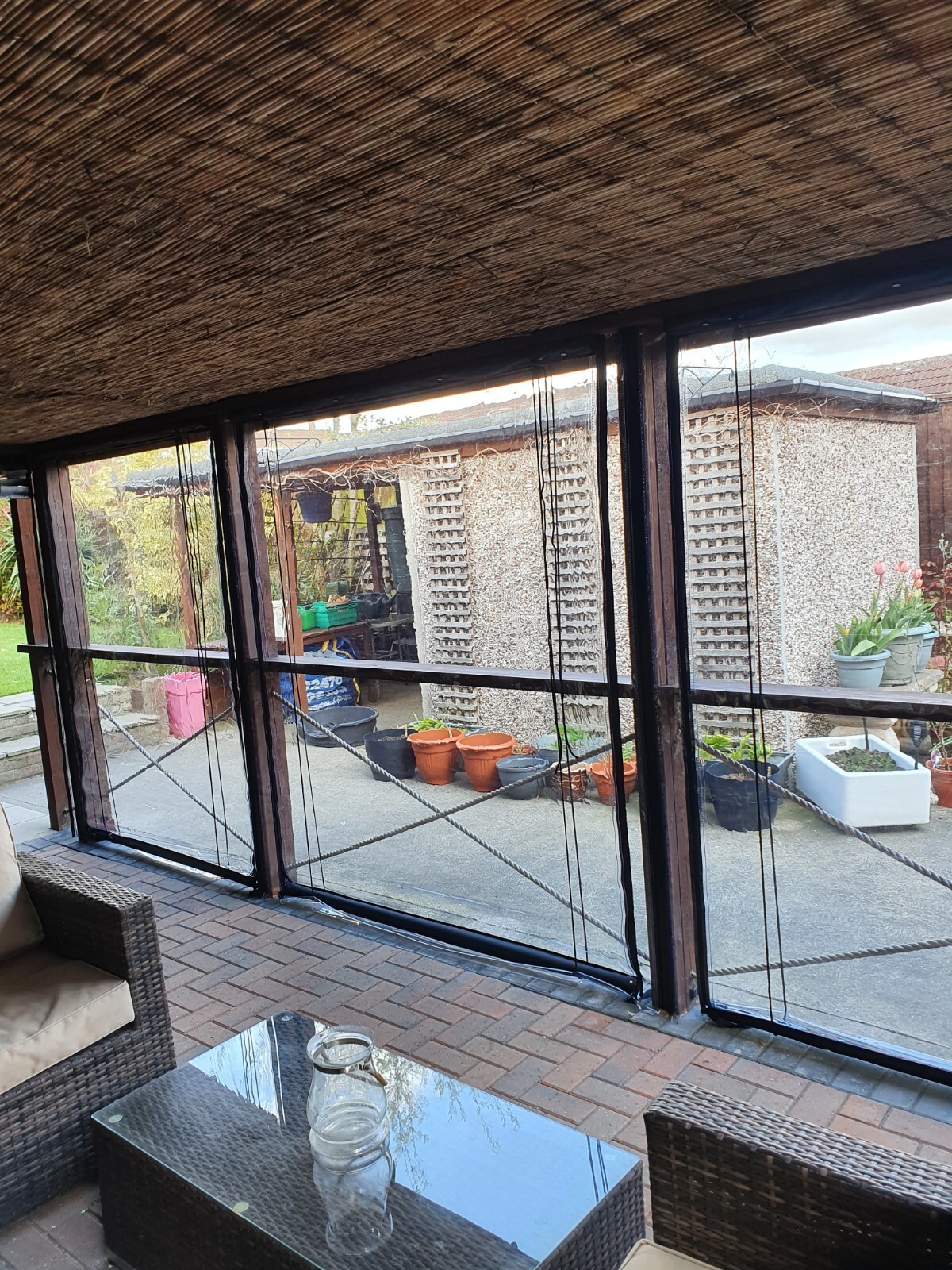 OUTDOORPVCBLINDS Gazebo Veranda Summer House Outdoor Blinds eBay