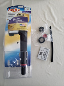 Korky Toilet Repair Kit Plastic  - Missing FLAPPER....SEE PHOTOS FOR CONTENTS