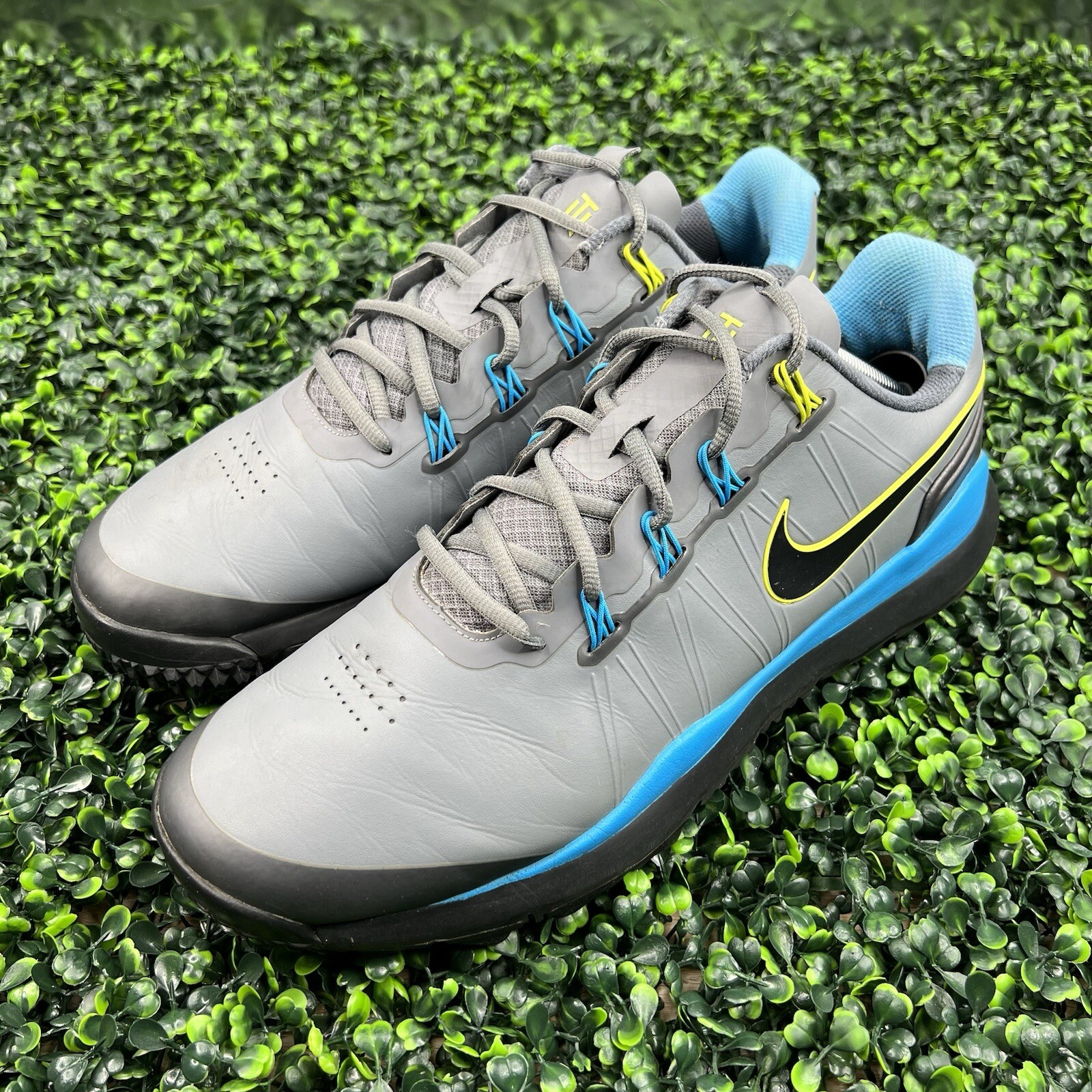 Nike Tiger Woods TW14 2014 Mens Golf Shoes Grey Black 599416002