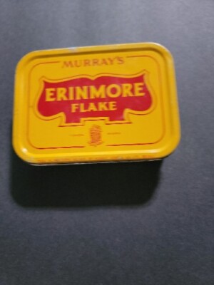Murray's ERINMORE Flake vintage empty pipe tobacco tin made in N.Ireland #4  