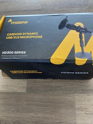 Maono AU-HD300T Cardioid Dynamic USB/XLR Microphone - New Open Box/3
