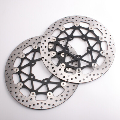 1 SET X Front Brake Rotor For KAWASAKI Z H2/SE 2020 2021 2022 2023 Black