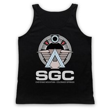 SGC STARGATE UNOFFICIAL STAR GATE COMMAND SCI FI TV ADULTS VEST TANK TOP