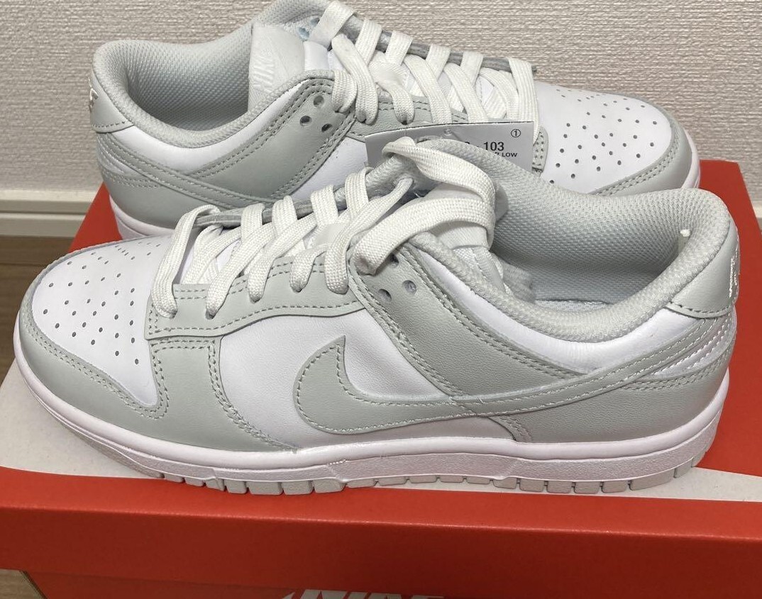 NIKE ダンク LOW DD1503-103 22cm Nike Dunk Low DD1503-103 Photon Dust White Grey Fog Light