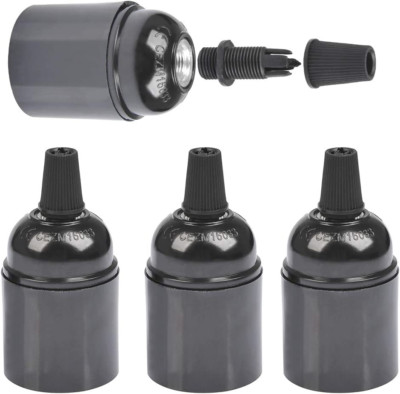 4 Stück Glühbirnen E27 Glühbirne Adapter (Φ38 * H50Mm) Bulbhead Light Converter 