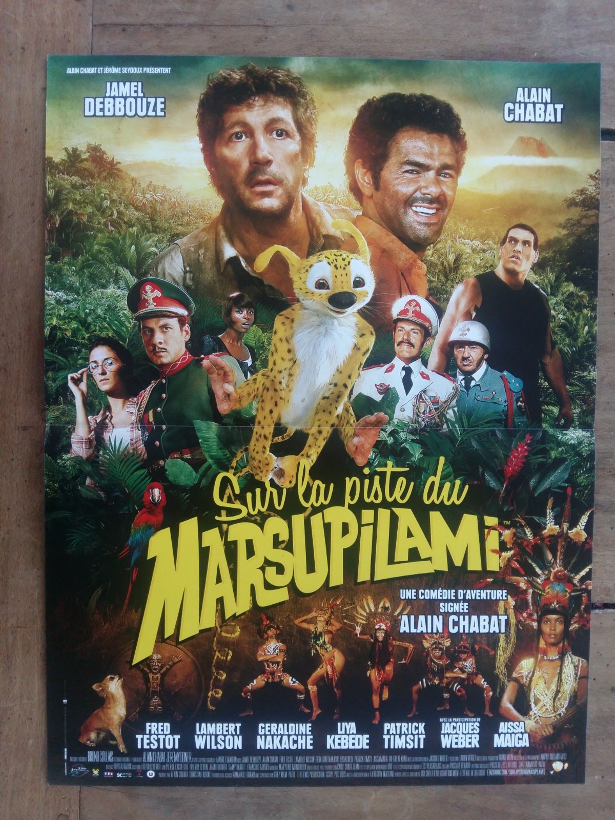 Locandina originale film Marsupilami () - Regia di Alain Chabat