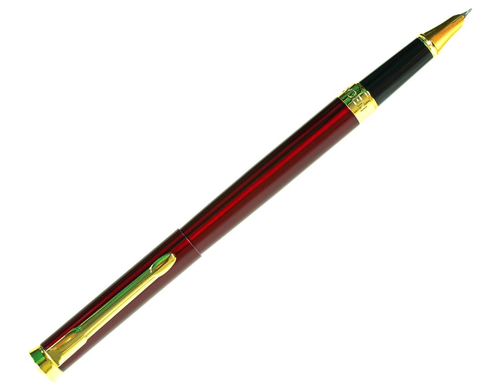 Fine Nib Fountain Pen - Red - Smooth Elegant Writing with Fine Nib and ...