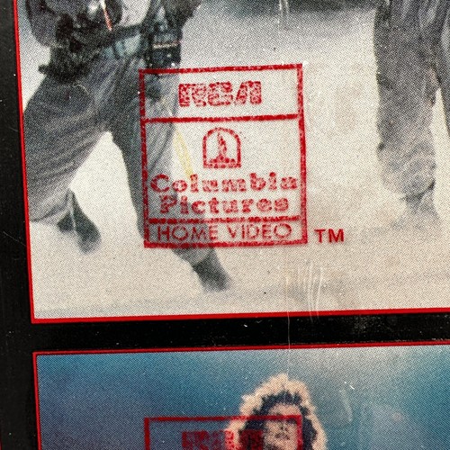 Ghostbusters VHS 1985 SEALED FIRST PRINT Embossed logo Red Border You Grade It - Picture 15 of 20