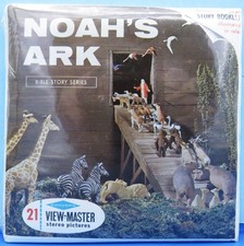 View-Master '65 vtg NOAH'S ARK Bible / 3 Reels / 16 pg Booklet / 21 Pics SEALED