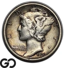 1926-D Mercury Dime, Lower Mintage Better Date