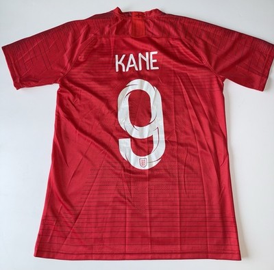 New 2018 World Cup England Harry Kane #9 Soccer Jersey Red Size S