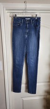 Levi's 721 Women's Jeans Size 27 High Rise Skinny Denim 28X29" Blank Tab