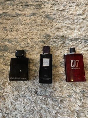 Club De Nuit Intense, Afnan Modest Pour Home, and CR7 by Cristiano Ronaldo