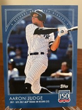 Topps 150 Years of Baseball #99- Records and Awards: Aaron Judge SP