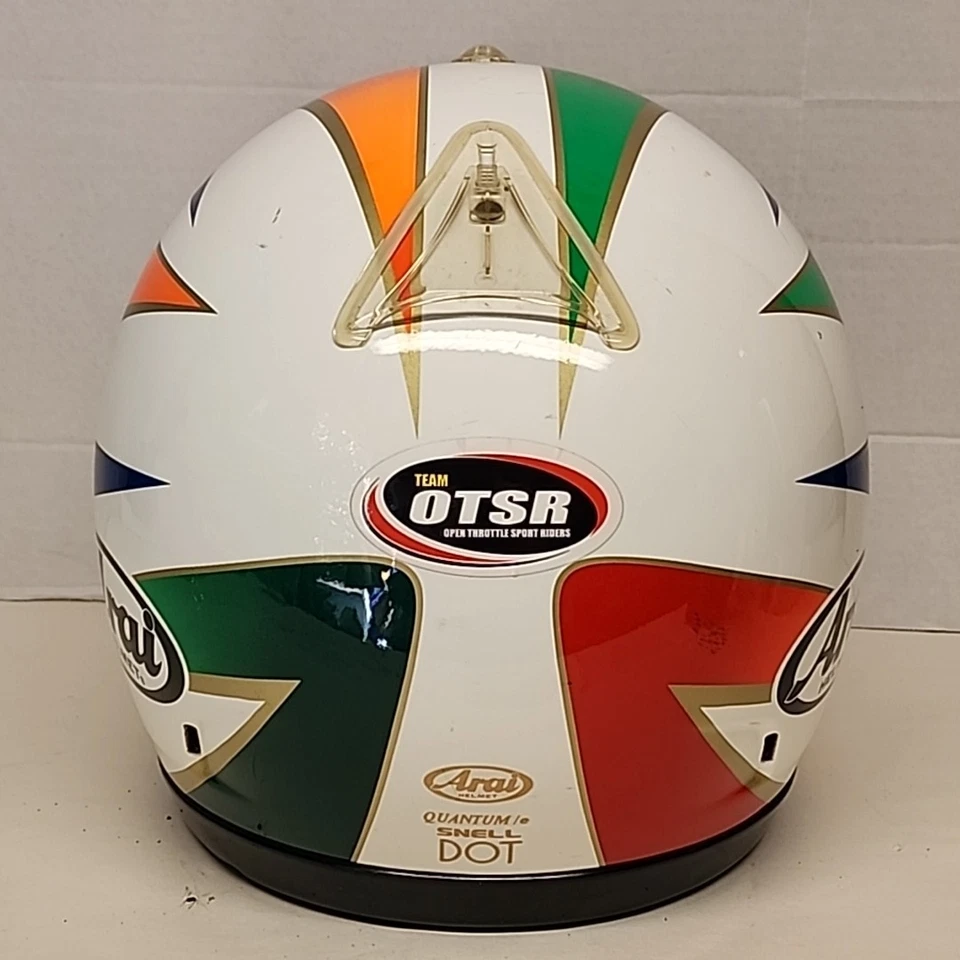 Arai Quantum/e  Lucas Cadalora 🇮🇹 Size XL Arai motorcycle Helmet Vintage - Image 3 of 4
