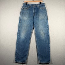 Vintage Levi's Relaxed Straight Leg Jeans Mens 34x32 Medium Wash Blue Denim