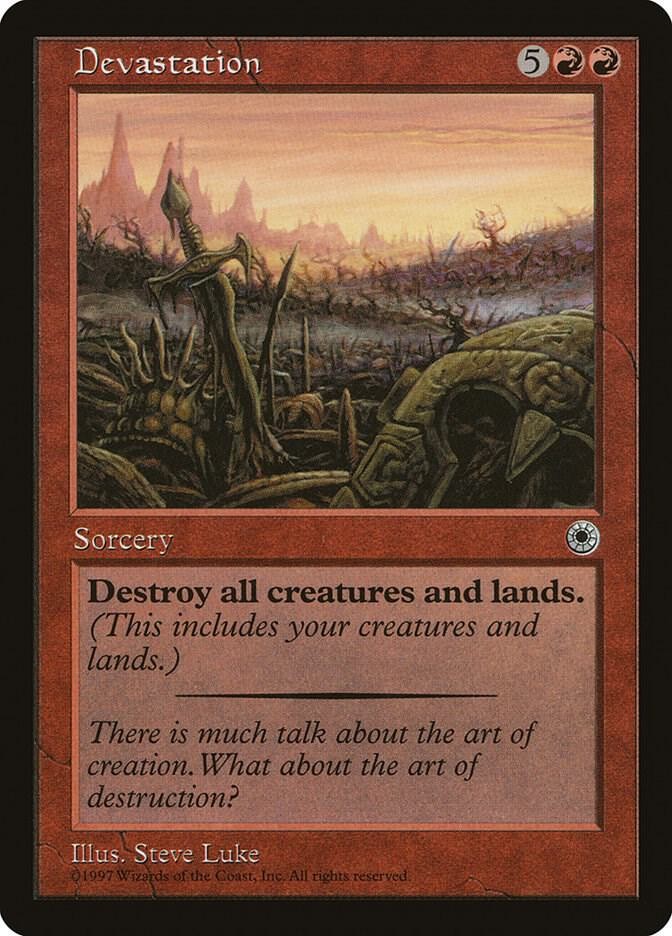 Devastation Rare Portal Magic: The Gathering Near Mint