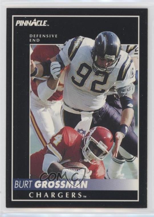 1992 Pinnacle Burt Grossman #109 09o4